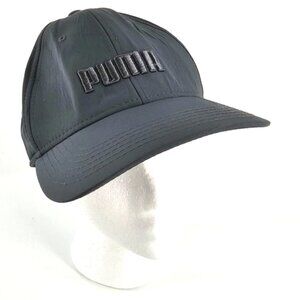 Puma Men's L/XL Dark Gray/Grey Casual Classic Lightweight Stretchy Fit Hat